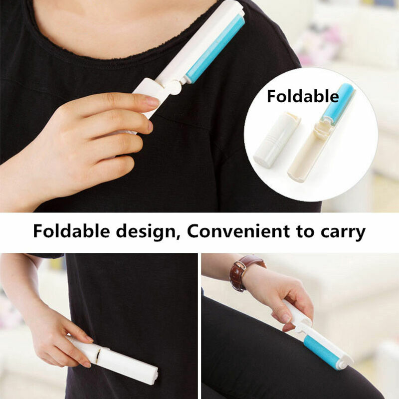 Sticky Dust Lint Roller Portable Folding Washable Portable