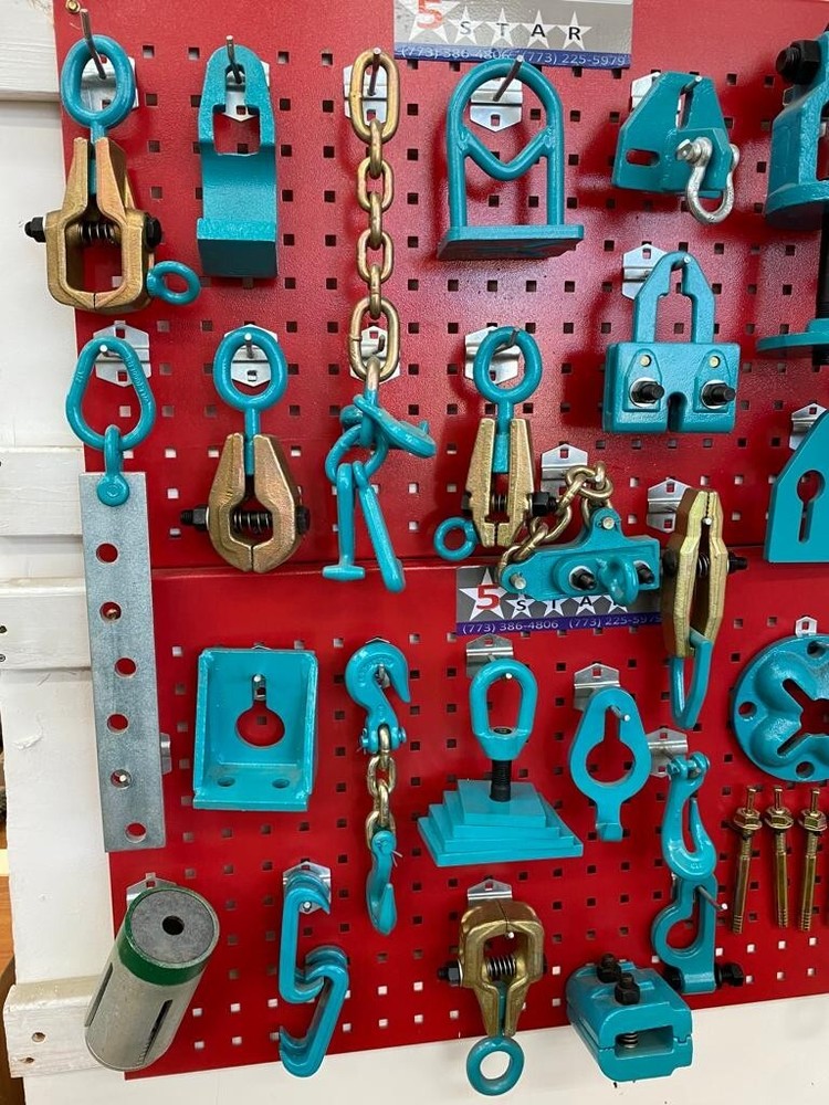 SET#91 - 53 PIECE HEAVY DUTY AUTO BODY FRAME MACHINE PULLING TOOLS & CLAMPS JACK