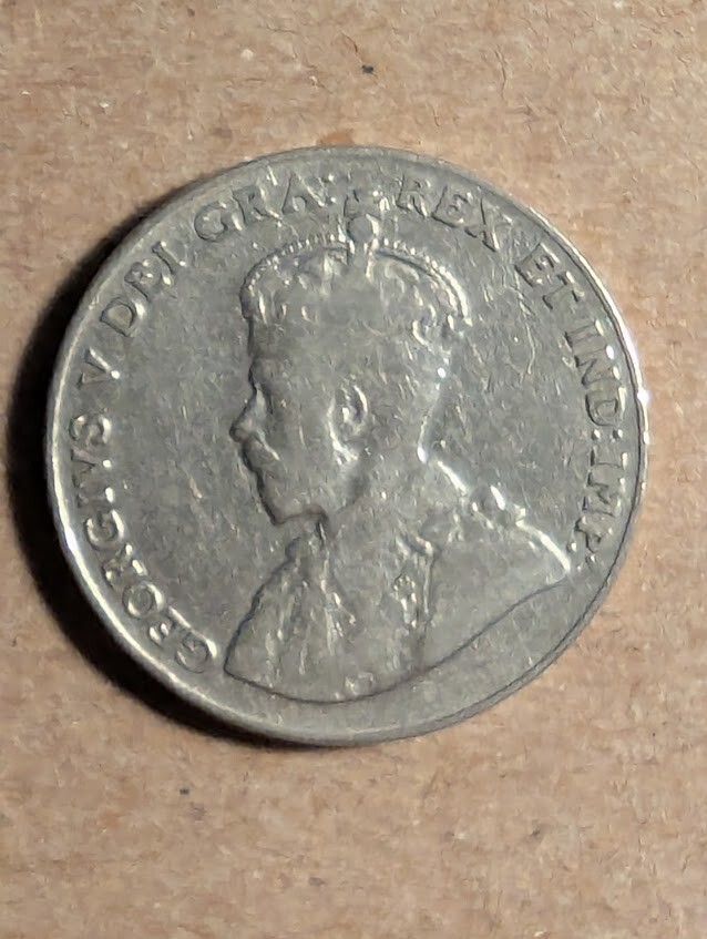 1928 Canada 5 Cents