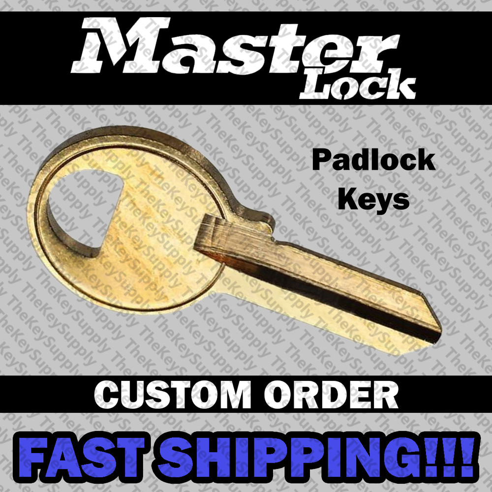 Master Lock Padlock Replacement Keys - Custom Order