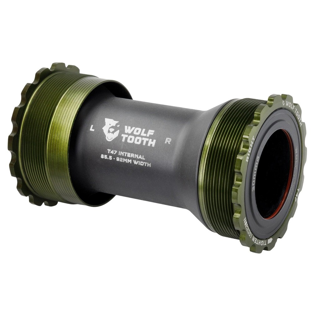 Wolf Tooth T47 Internal Bottom Bracket - Durable 6061-T6 Aluminum, Custom