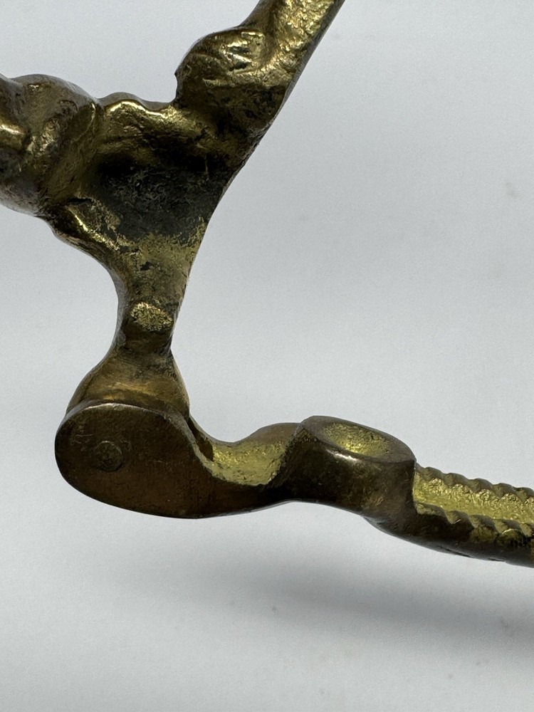 Solid Brass Vintage Squirrel Nutcracker