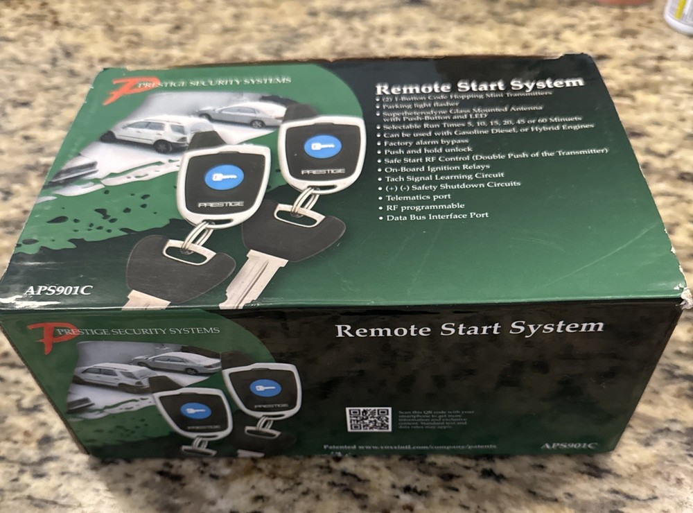 Prestige Security Remote Start System APS901C Audivox Open Box