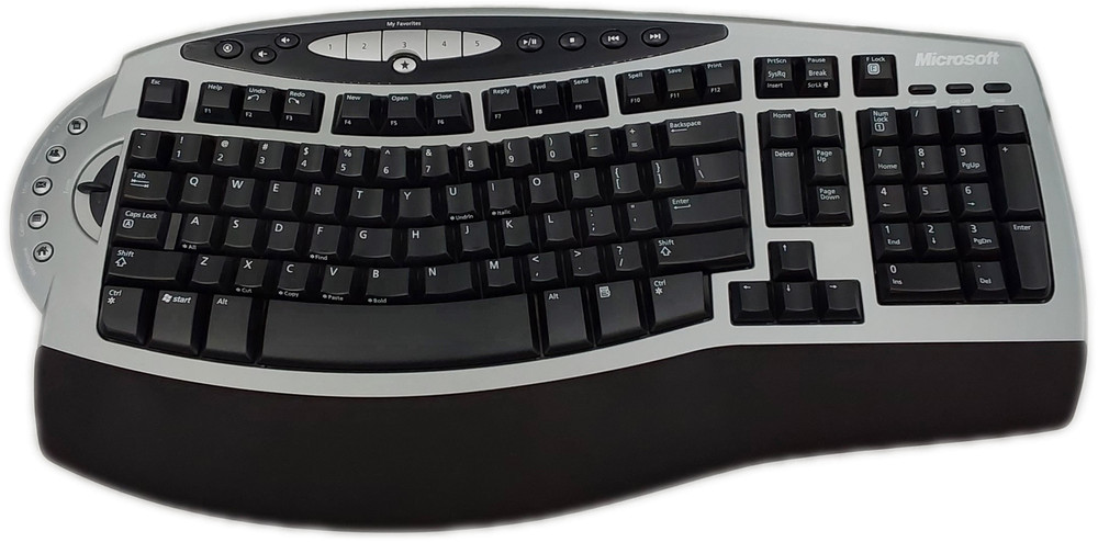 Microsoft Optical Desktop 4000 Comfort Curve USB PS/2 Keyboard and Mouse