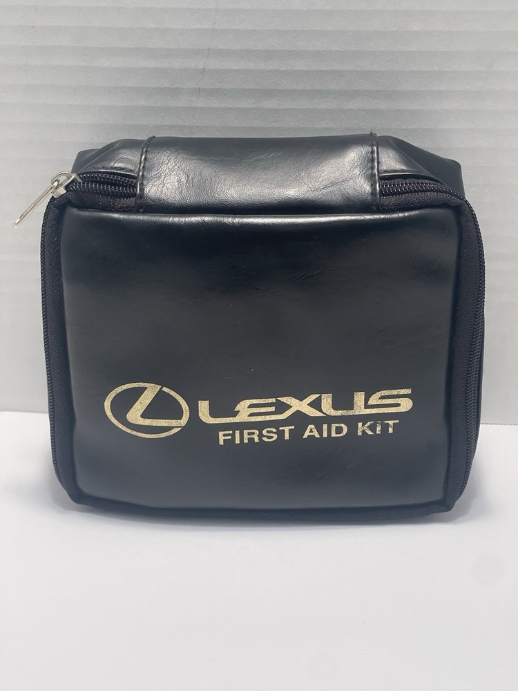 Vintage Lexus OEM Black Zippered Emergency Medic Case For Trunk.