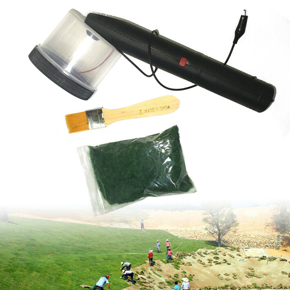 Static Grass Flock Applicator Handheld Strong Power Advanced Flocking Scenery