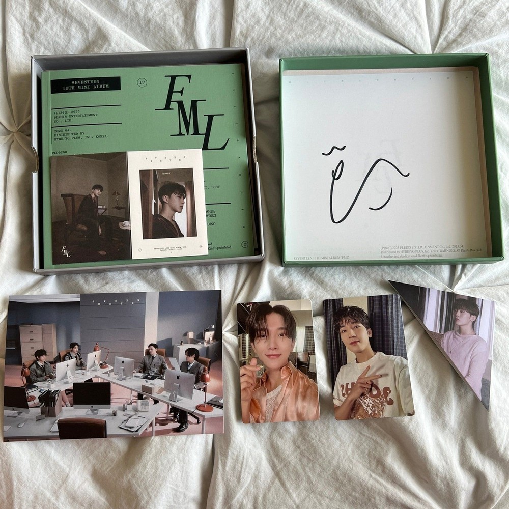 seventeen WONWOO signed album