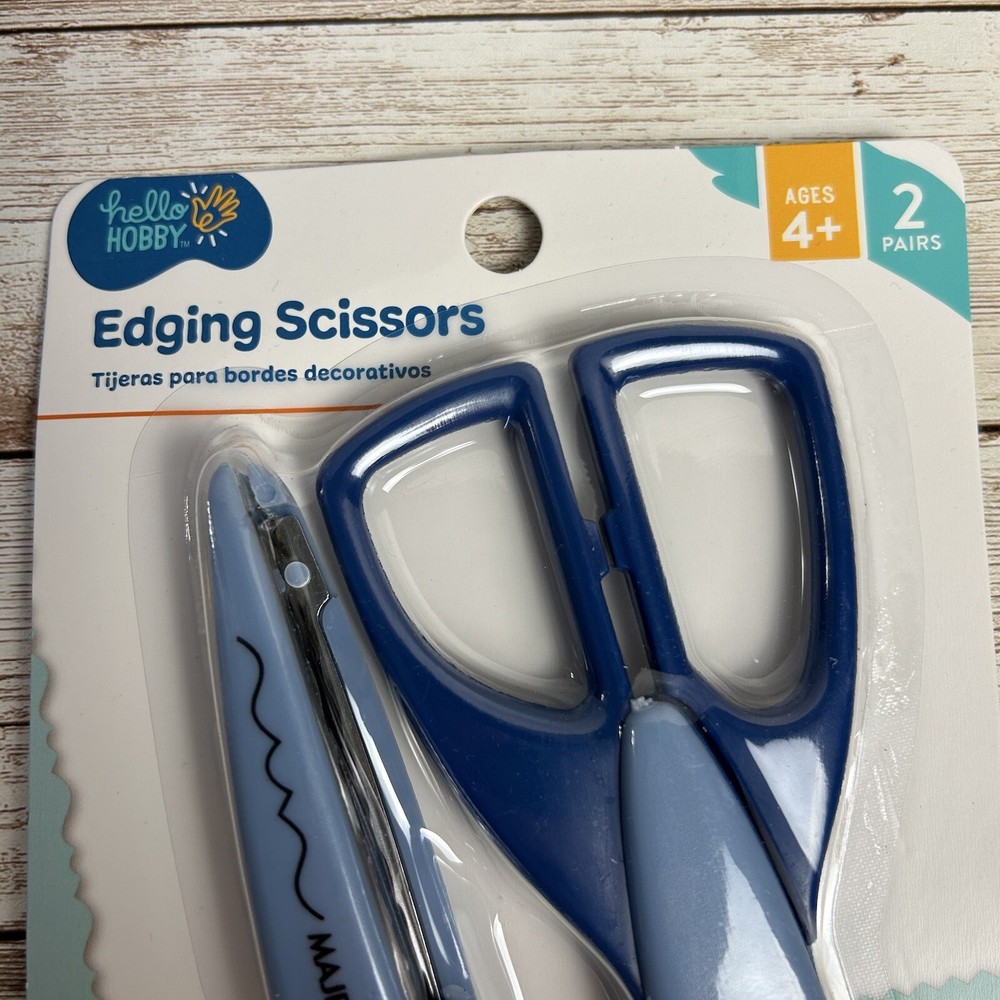 Hello Hobby Edging Scissors Majestic Pinking 2 Pack NIP