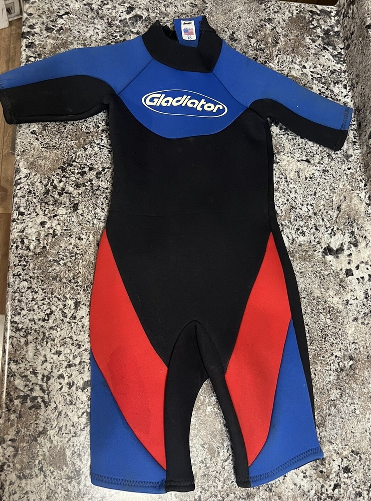 Gladiator Junior Shorty Wetsuit Size 10 Youth