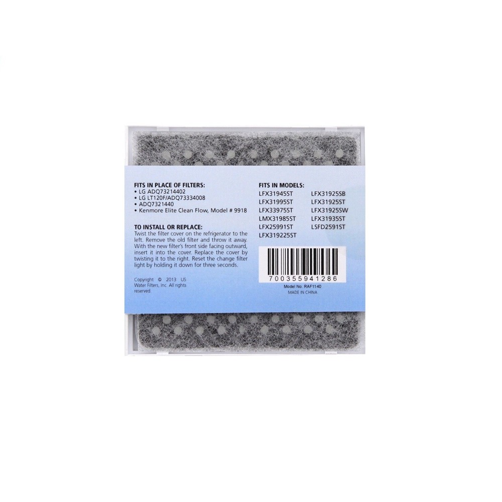Fits LT800P LT120F Comparable Tier1 Fridge Water & Air Filter Combo