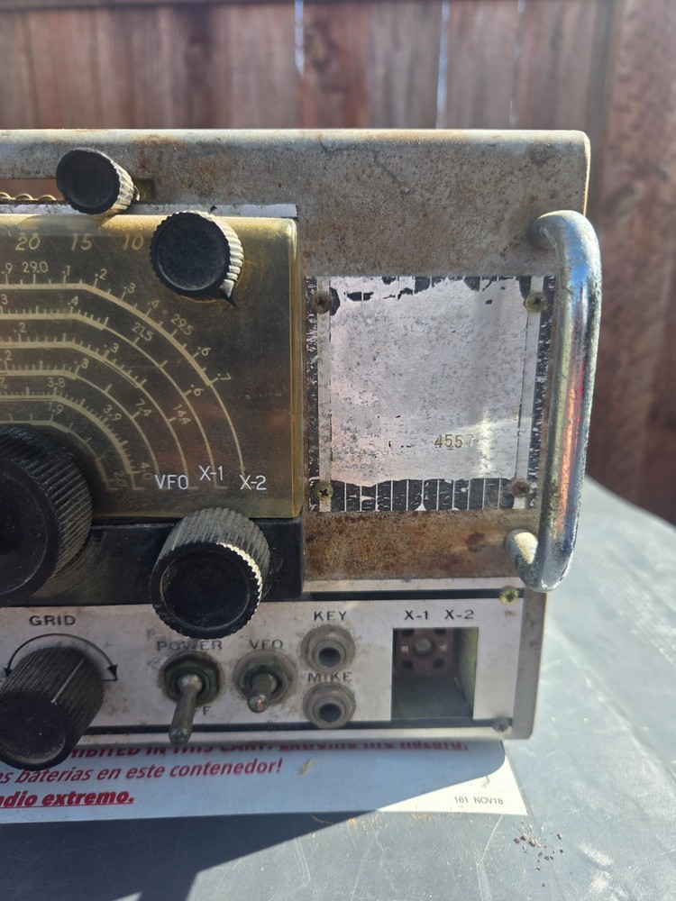 Multi-Elmac AF-67 Trans-Citer Transmitter Am Nfm Cw Multi Untested For Parts