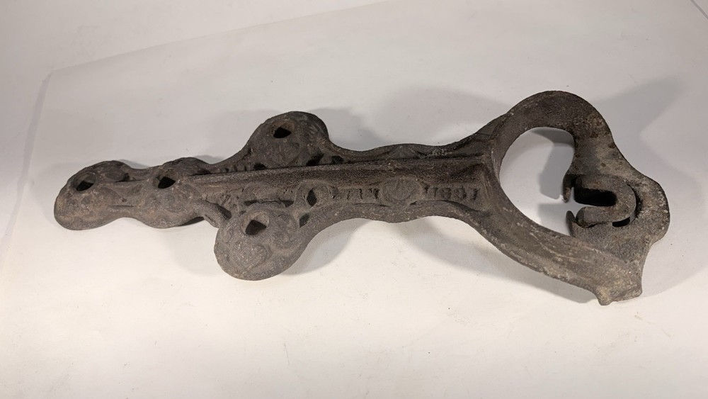 Antique Cast-Iron Blacksmith Hardware 1885 U