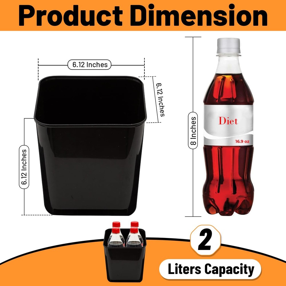 Haussimple Medium Car Trash Can Compact Durable Stylish For Vehicles