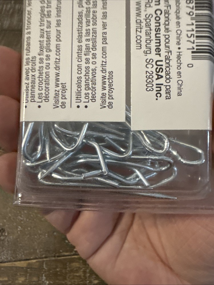 Dritz Home Pin-On Drapery Hooks 14/Pkg- , 8908