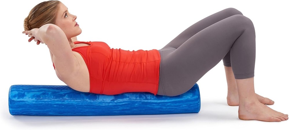 Low Density EVA Foam Roller for Pilates & Physical Therapy - 36" Blue Roller