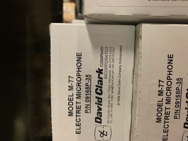 09168P-35/M77  DAVID CLARK