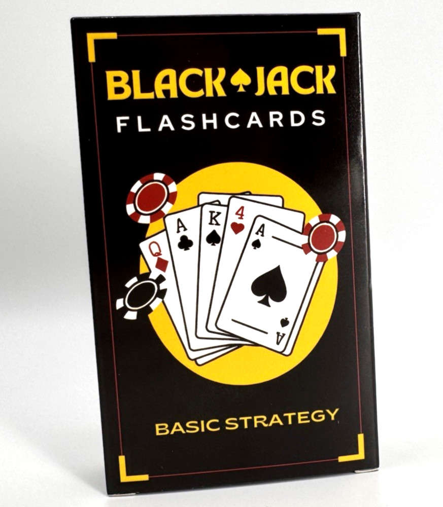 Blackjack Basic Strategy Flashcards for Beginners Casino Game Learning Cards NEW