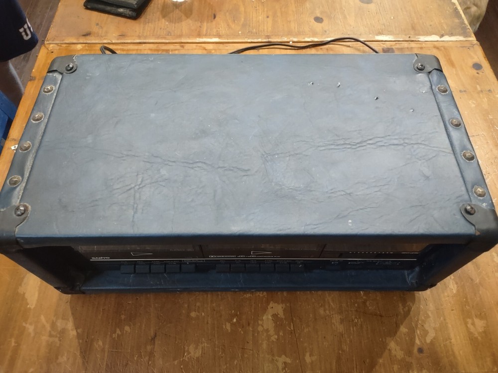 Sanyo Double Cassette Deck RD W41A Untested