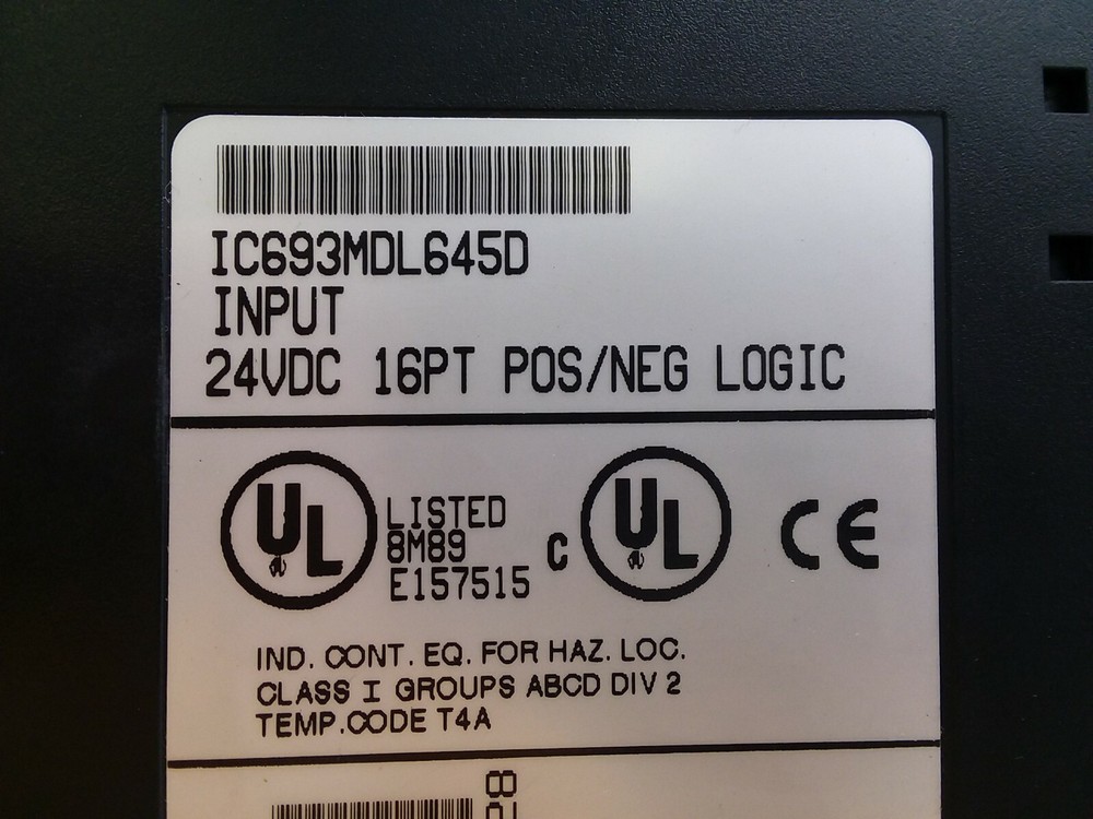 GE Fanuc IC693MDL645D Input Module