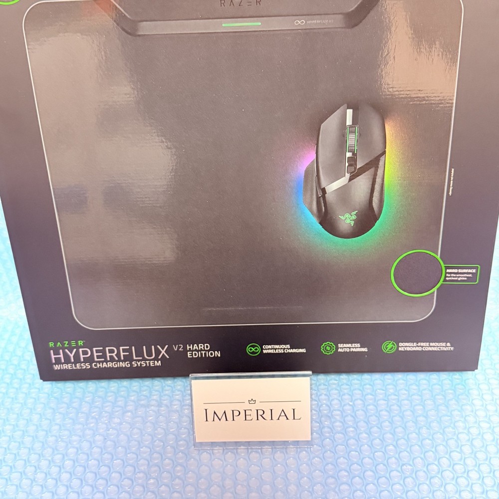 Razer HyperFlux V2 Hard Edition Gaming Mouse Pad Wireless Charging