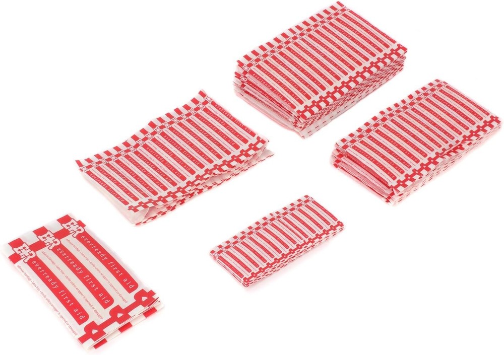 First Aid Quality Adhesive Bandages Variety Pack 280 Assorted Bandages