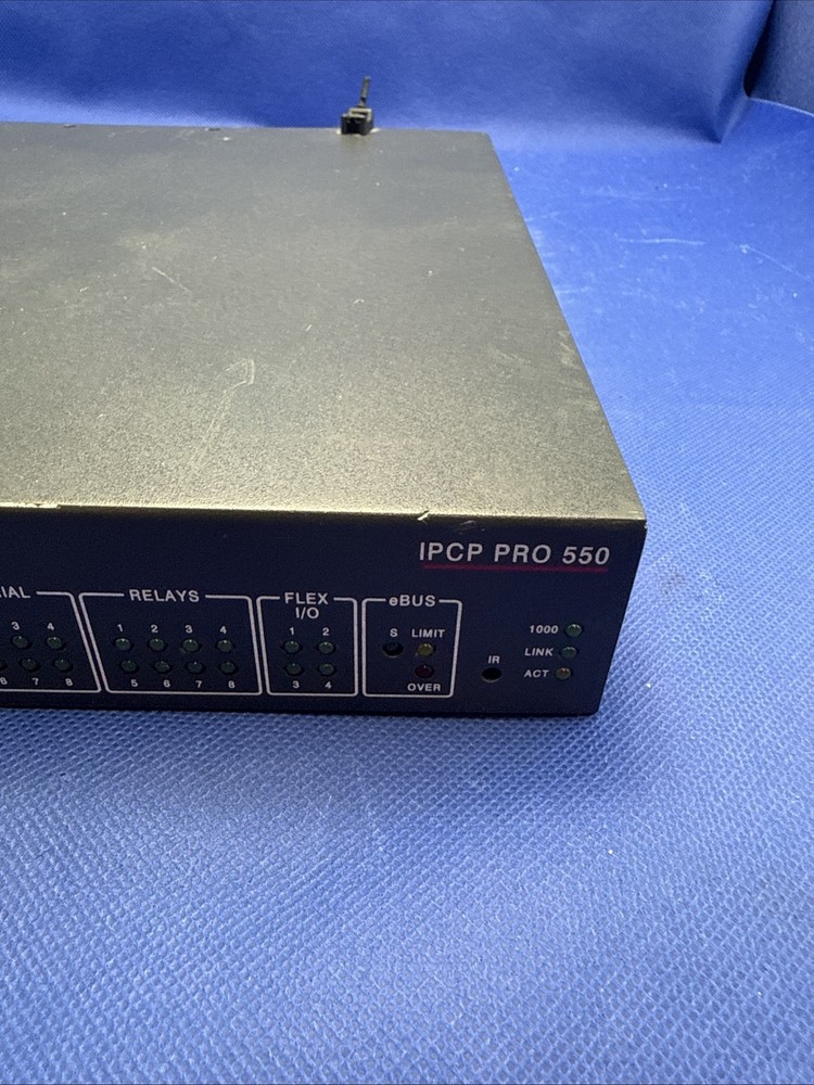 1 Extron IPCP Pro 550 - IP Link Pro Control Processor. Part # 60-1418-01