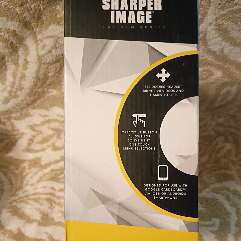 Sharper Image Smartphone 360 Virtual Reality Headset (with Earbuds & Controller)
