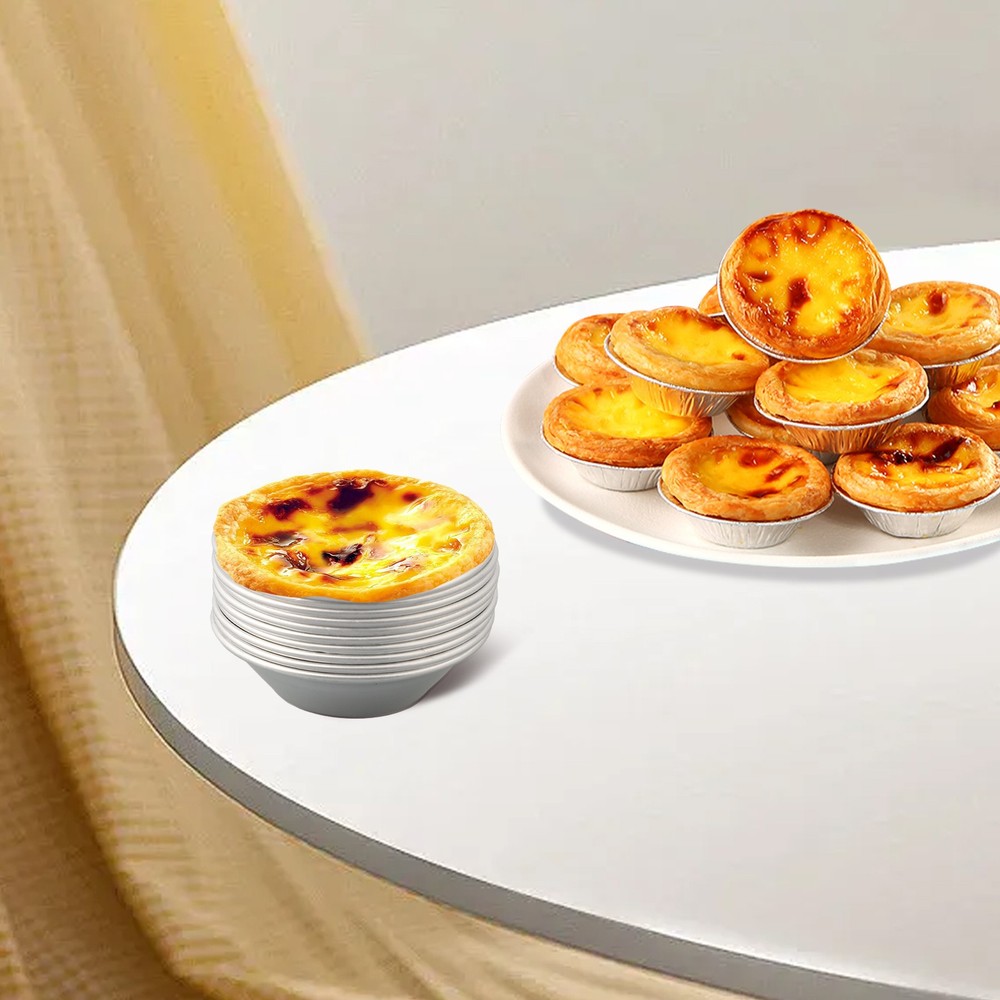 10 Pcs For Egg Tart For Mold Hot Baking Tools Cupcake Cake Cookie Pudding