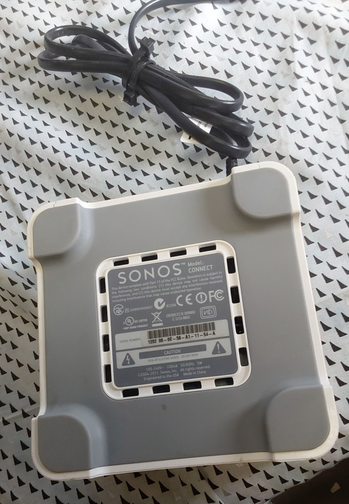 SONOS Model: Connect Music Streamer 1st Gen