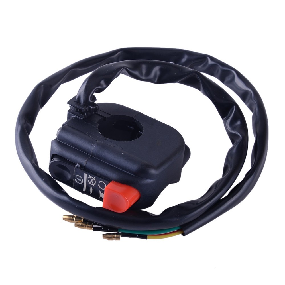 22mm 7/8" Motorcycle ATV Handlebar Ignition Switch Engine Start Stop Push Button