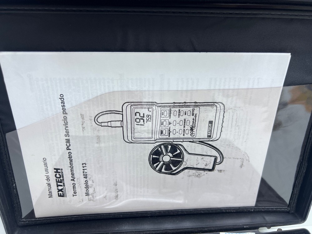 Extech CFM Thermo-Anemometer Model 407113