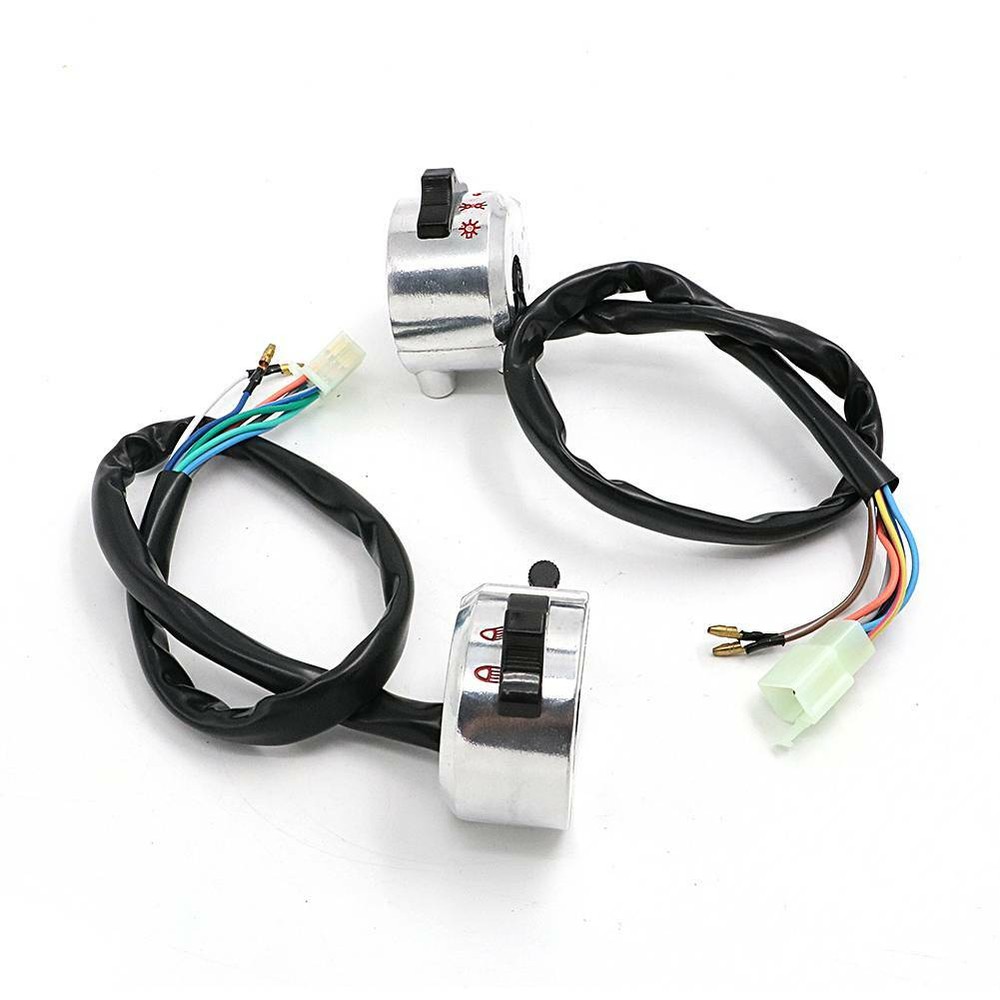 22mm 7/8" Universal Motorcycle Handle Bar Handlebar Switch Control Left & Right