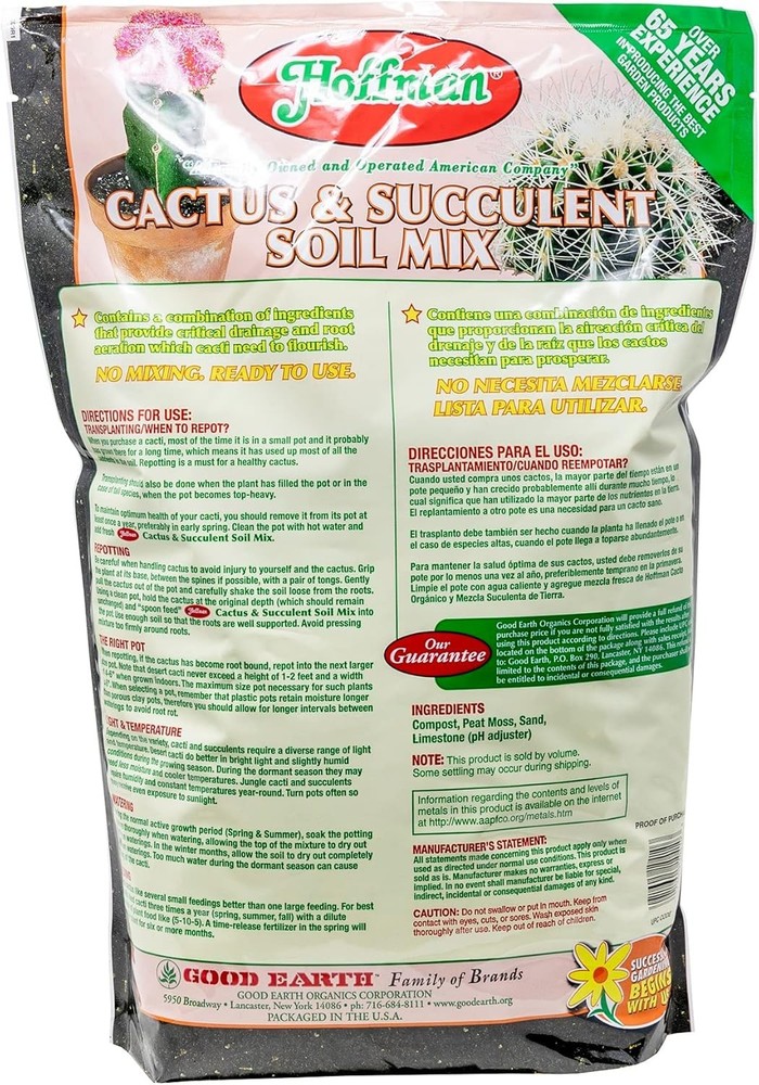 Aeration-Boosting Succulent Soil Mix, 10 Quarts