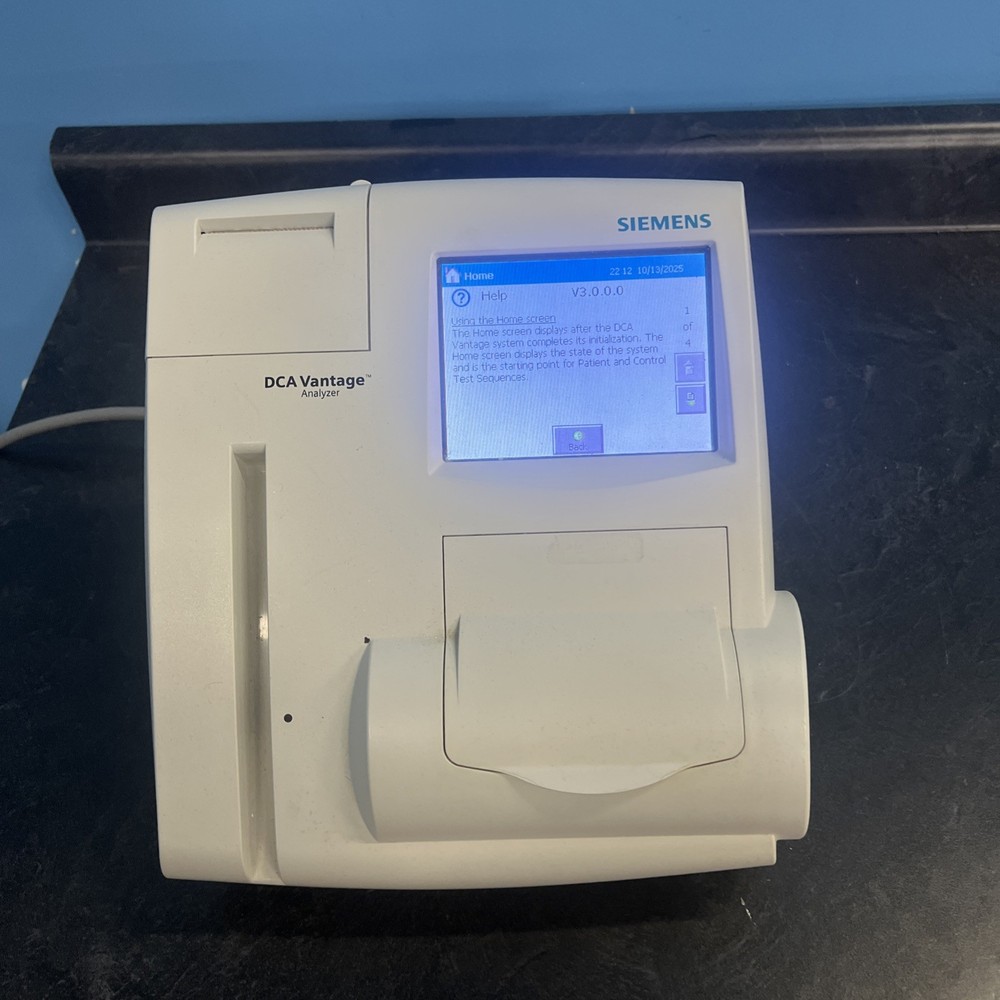 Siemens Medical DCA Vantage Analyzer 3.0 Version