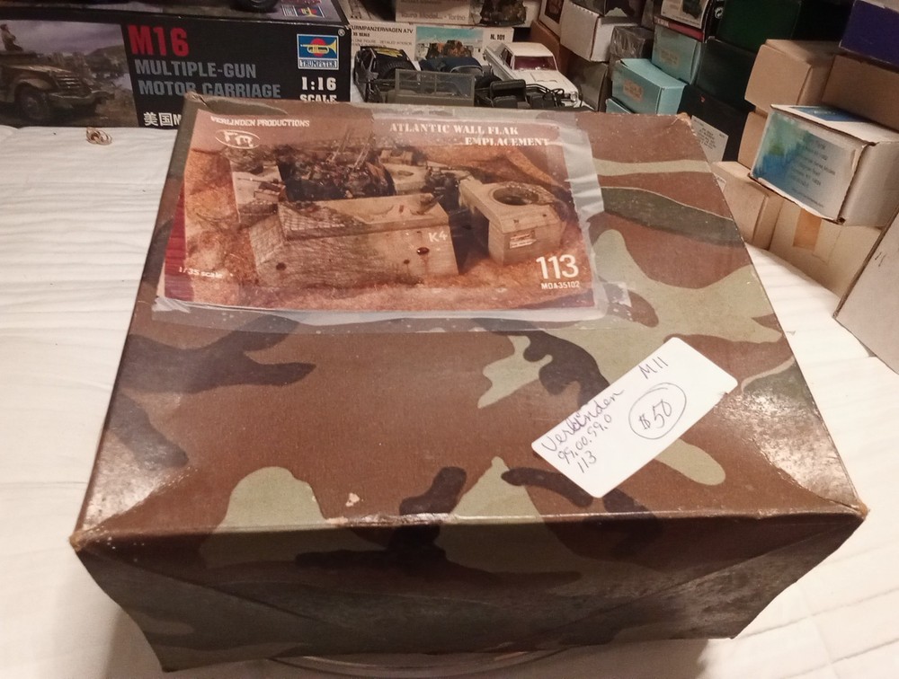 Verlinden 1/35 Atlantic Wall FLAK Emplacement Never Displayed
