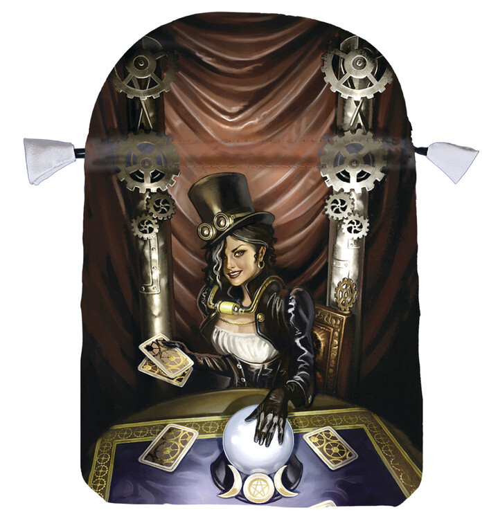 Steampunk High Priestess Tarot Card Bag Pouch