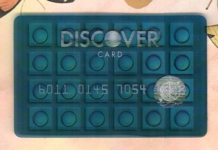 DISCOVER CARD ( 2004 ) Promotional Advertisement Card
