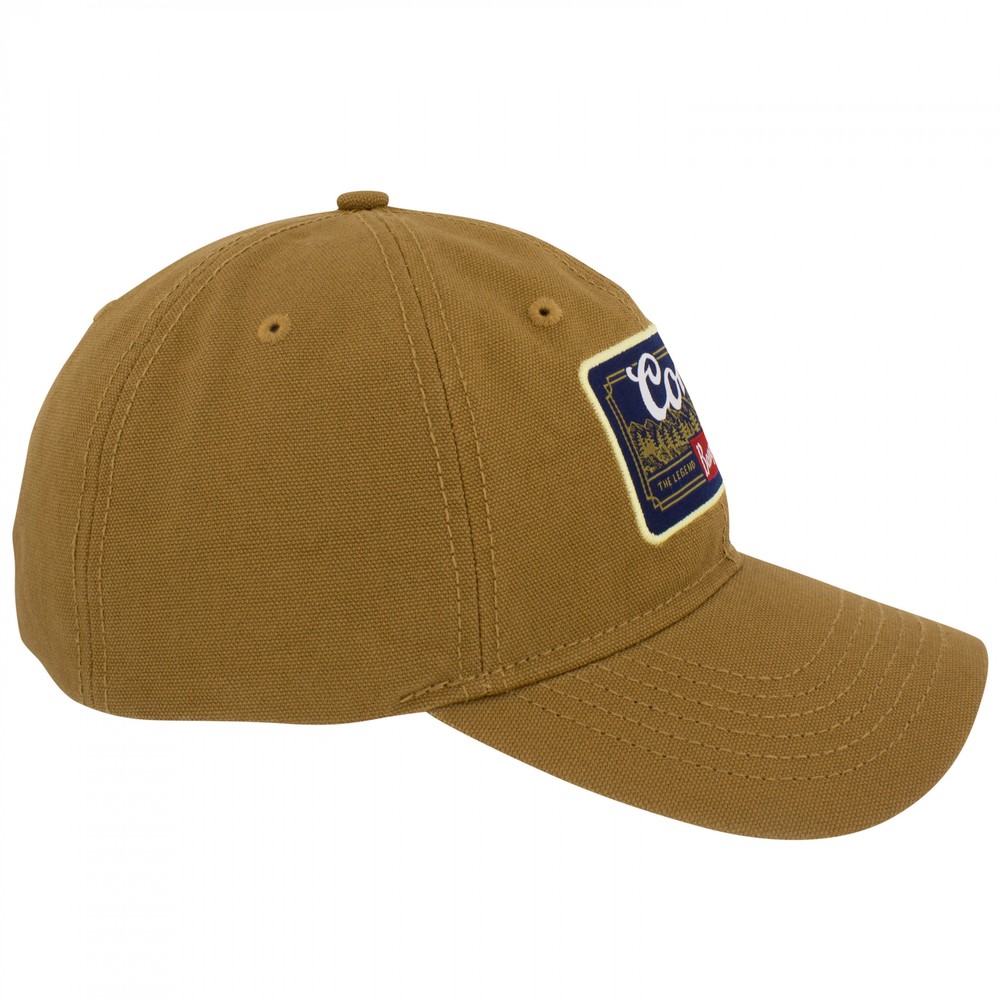 Coors Banquet Tree Line Logo Adjustable Hat Brown