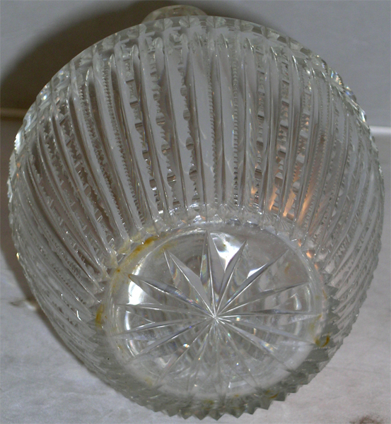 AMERICAN BRILLIANT GLASS JUG