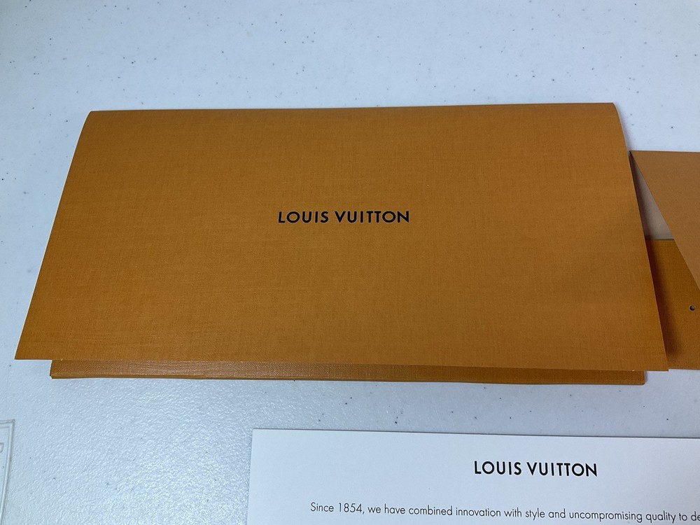 LOUIS VUITTON Envelope & Paperwork. See Photos For Exact Items. NEW.
