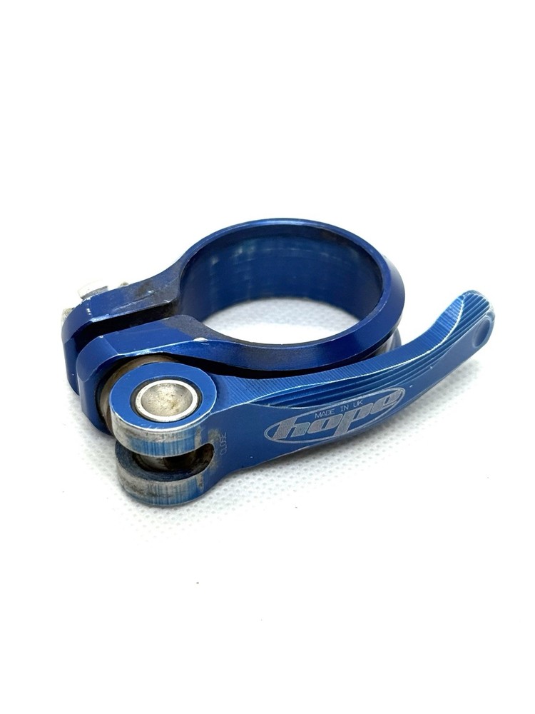 Used Hope Quick Release QR Seat Clamp - Blue 34.9mm
