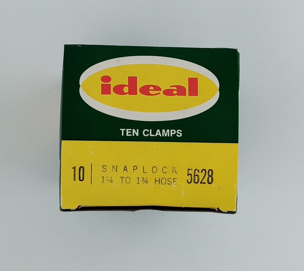 Snaplock Hose Clamps, Size 28 (2 1/4"), 10 pack. Quick Release.