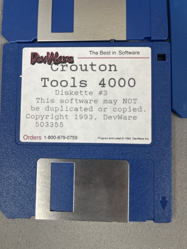 DevWare Software for Amiga - Toaster Toolkit 4000, Crouton Tools 4000, Cocoon...