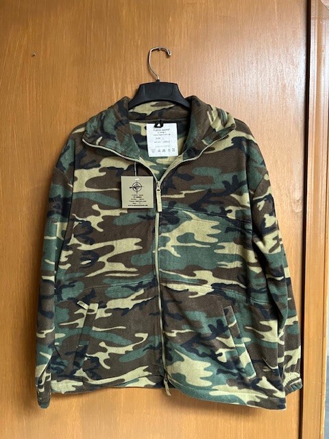 WOODLAND FLEECE JACKET, LARGE