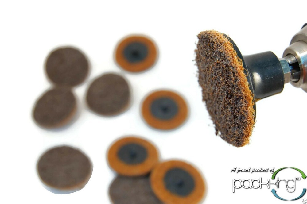 (20pc) 2" Surface Conditioning Discs (Coarse) Type R Roloc Threaded Twist Lock