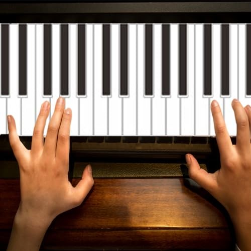 88 Key Keyboard Piano Note Chart, Piano Keyboard Finger Simulation Modern