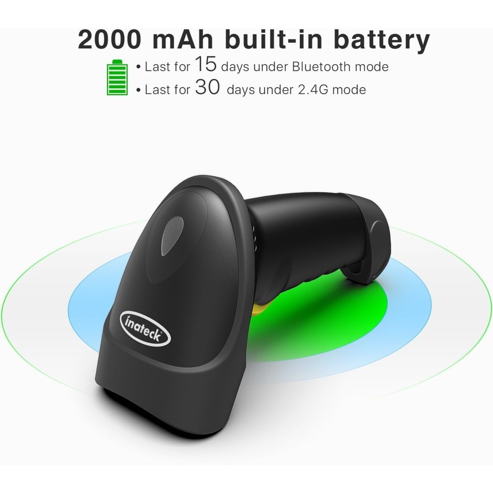 INATECK Barcode Scanner, QR Code Scanner, Read Screen, BCST-51