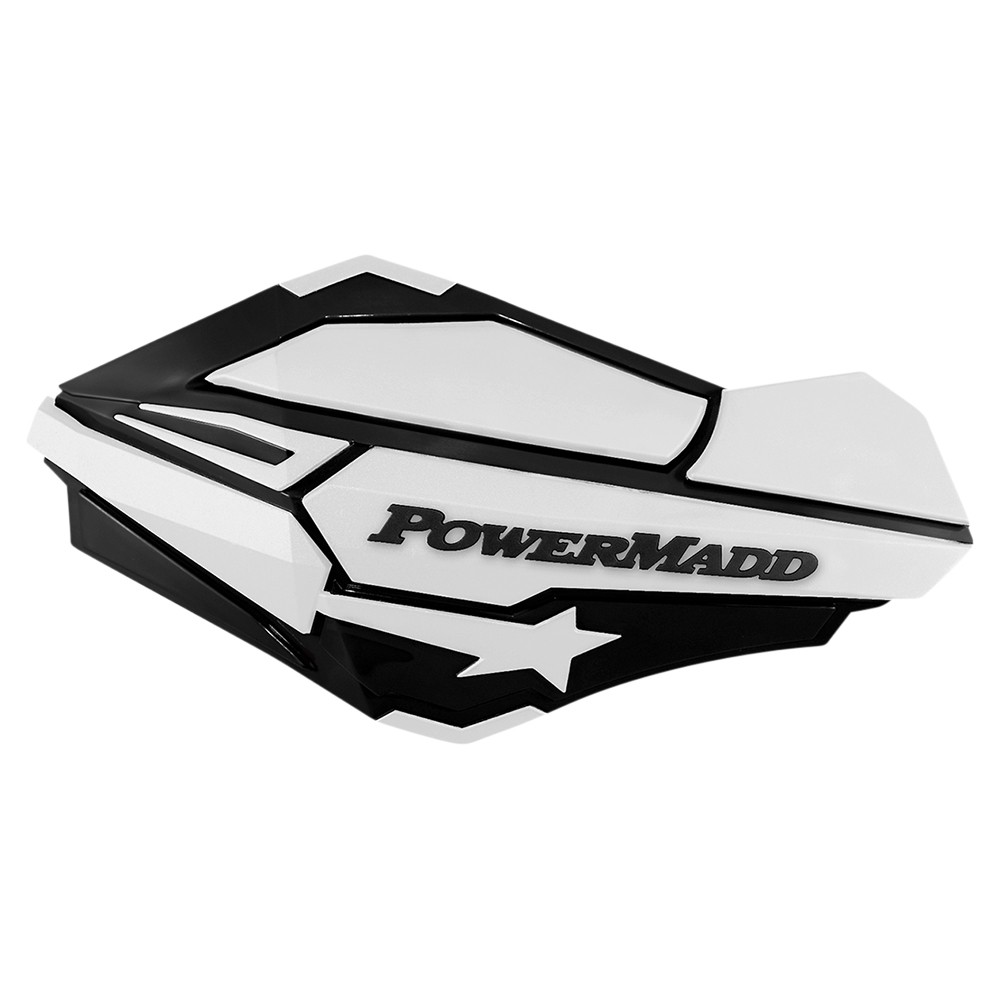 Powermadd Sentinel Handguards - Black/White - 34428