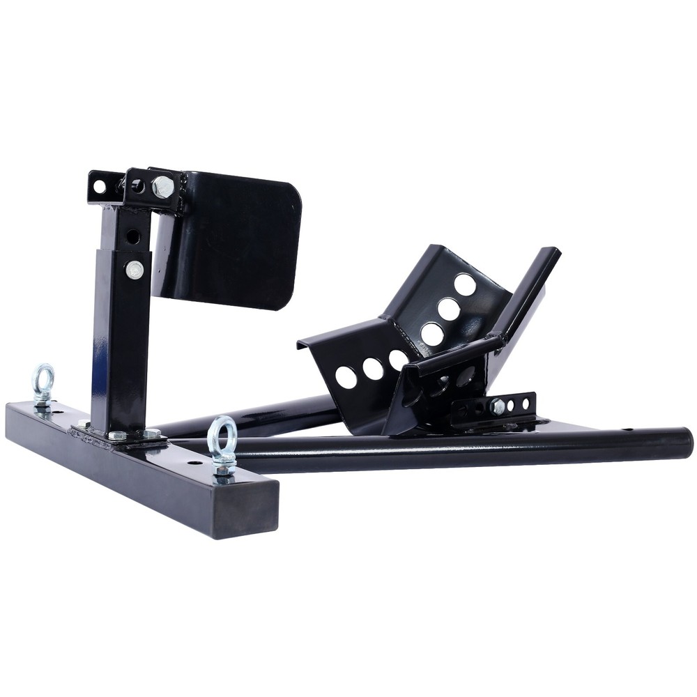 Motorcycle Front Tire Chock for 17"-21" Wheels Locking Adjusting Stand