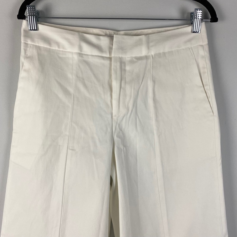 Everlane The Wide Leg Structure Pants Womens 2 Bone White